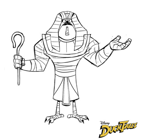 Character design work by Tapan Gandhi for Disney TVA’s reboot of DuckTales. (source)