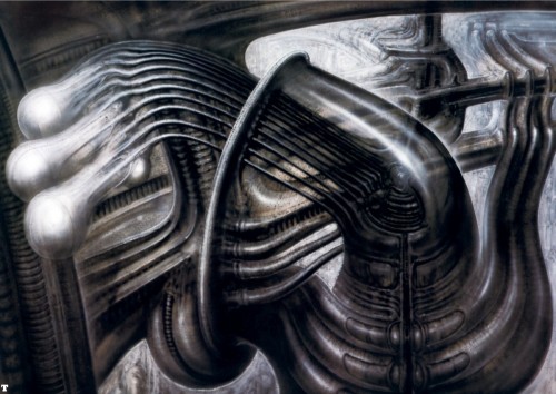 Porn photo 70sscifiart:    HR Giger’s biomechanical