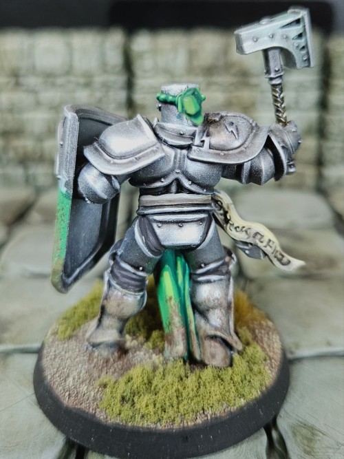 Another Stormcast Knight, No Crazy Headpiece For This One. I'd Love To Paint More Stormcast But My Painting