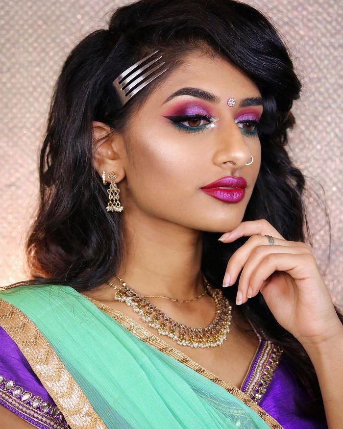 sixpenceee:  Model and Make-up artist Hamel Patel decided recently to do what countless