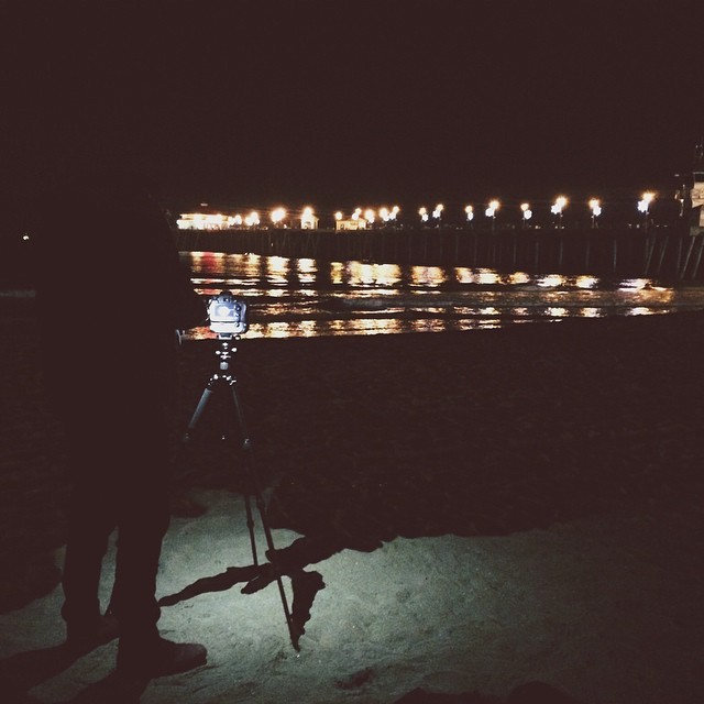 girrlscout:  Our version of nightlife. ✨📷 Helping my better half do some long