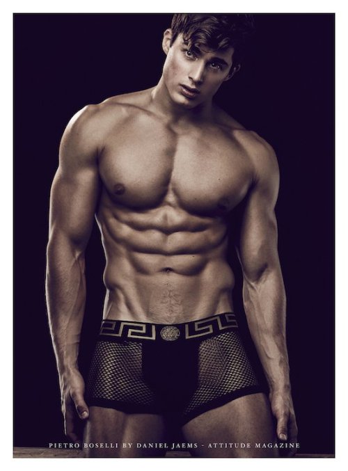 Pietro Boselli by Daniel Jaems for Attitude magazine