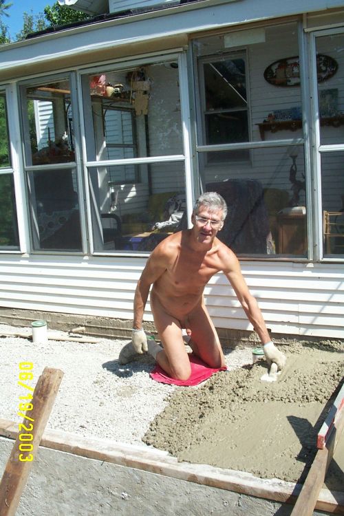 cement work at NFNC  NUD R US Family Nudist Club