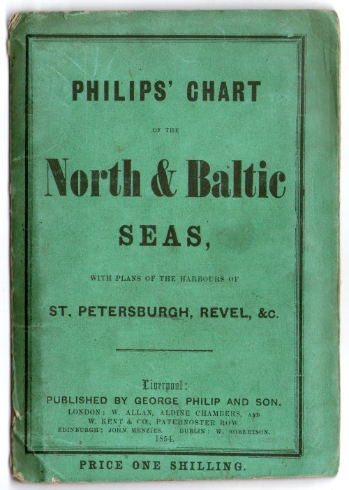 Philips&rsquo; Chart of the North &amp; Baltic Seas 1854