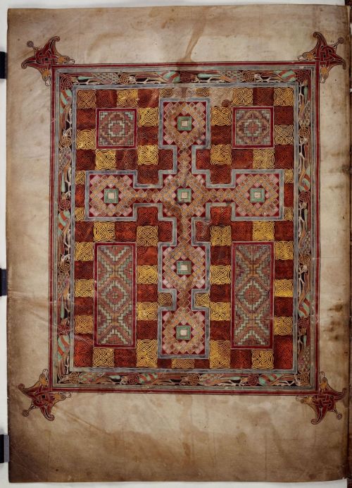 The Lindisfarne Gospels - folio 2vBack to my favourite book.  The carpet page introduction incipit o