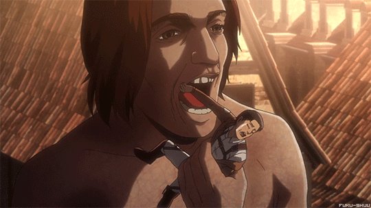 SnK Season 3 Episode 15: Araki Titan’s DebutMore Gifsets