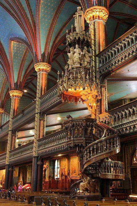 Notre Dame Basilique de Montreal, Quebec