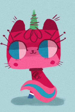 scribblecop:  Unikitty sketch!