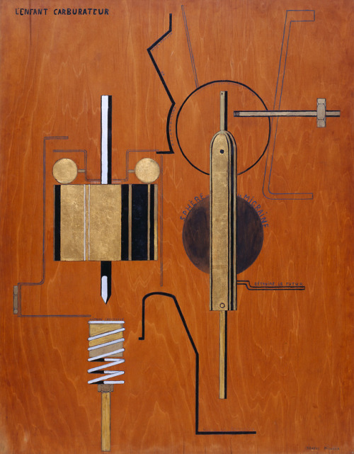 guggenheim-art:The Child Carburetor by Francis Picabia, 1919, Guggenheim MuseumSolomon R. Guggenheim