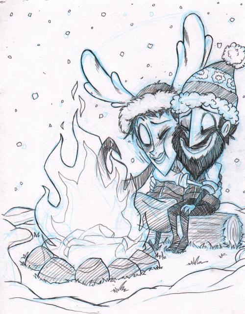 ka-star:OMG, finally! Some high res scans of these Willowson drawings!I’ve got three more on their w
