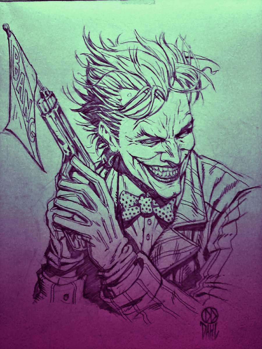 dcplanet:  Classic Joker  Art by DanielDahl DC Fan Arts #32 