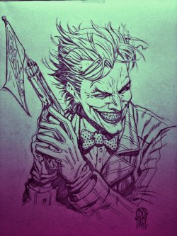 dcplanet:  Classic Joker  Art by DanielDahl