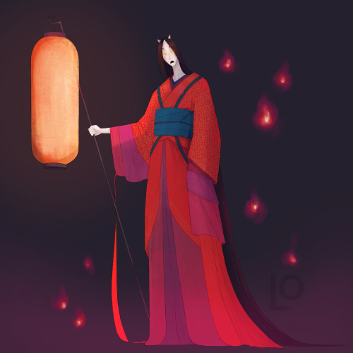  Okurichôchin, The escorting lantern. Maybe she’ll take you home… It depends if you are