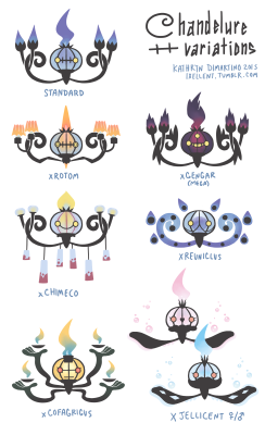 ixellent:  Chandelure Variations UGH I LOVE