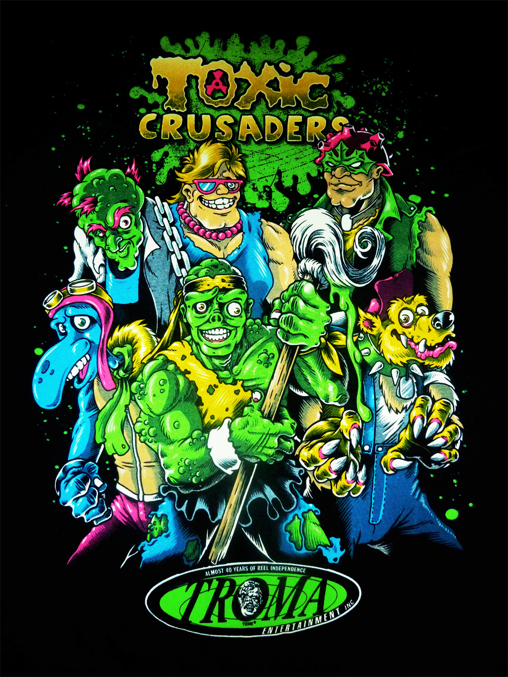 mullhawkmustdie:  Toxic Crusaders Shirt  Purchase Artist: Stephen Bunnell  