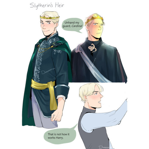 if any of you remember the fantasy au comic, where draco finds harry, that I did like centuries ago,