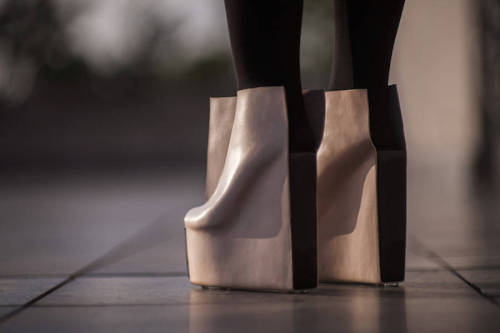 ap-fashionmemories:  Rectangle shoes - by Maria Nina Vaclavek____ Arthur and Puff are everywhere …Fa