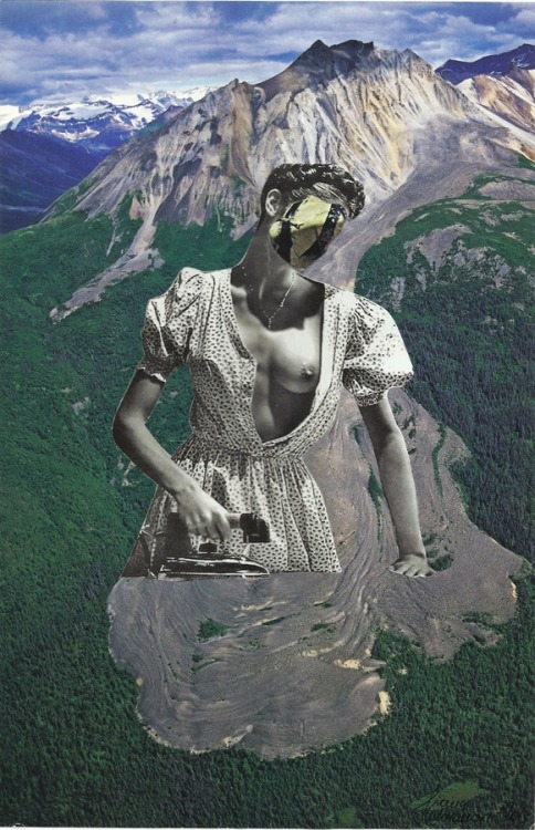 ‘Mother nature’ collage printGet yours here: www.redbubble.com/people/sarahk