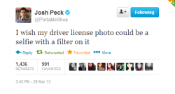 catharsisdiaries:  I present to you all, Josh Peck’s tweets — they’re actually pretty great 