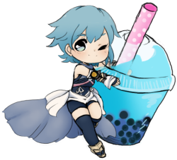 touchmysitar:  Bubble Tea Aqua by TouchMySitar