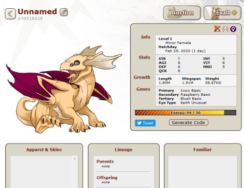 noctiferous-fr:pumpkin-bread:I hatched this little girl at some point on the 25th, hoping for a memo