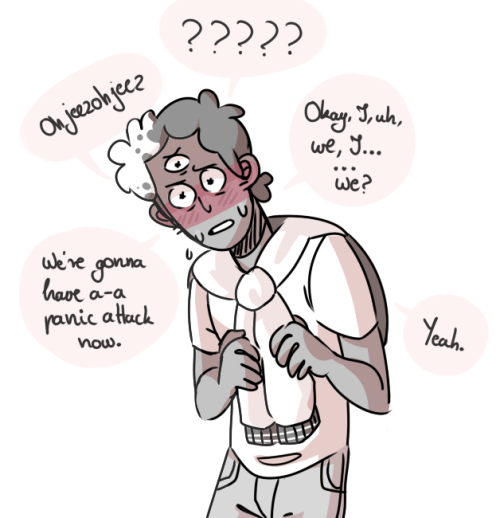 Ive Been Thinking About A Possible Morty-Alex Fusion, So Heres ARTY. Hes Made Of Pure Anxiety And Raging