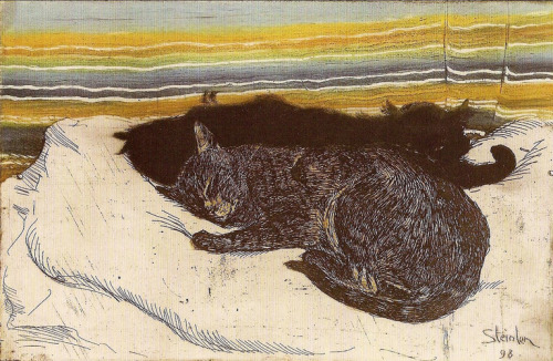 theophile-steinlen: Two cats, Theophile Steinlenwww.wikiart.org/en/theophile-steinlen/two-ca