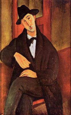 artist-modigliani:  Portrait of Mario Varvogli,