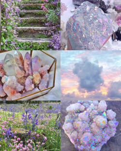 oldoakwoods:  Aura crystal witch aesthetic~ 🌸🌼 