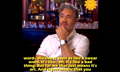 iwouldvebeendrake01:Taika Waititi discussing Jojo Rabbit on Sunday Morning (February 2, 2020)