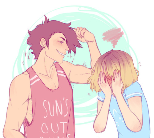 merumeru13:  kenma flustered about kuroo is my favorite thing