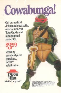 Why is Raph playing the saxaphone?