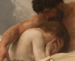 caravaggista:  William-Adolphe Bouguereau, Detail from The First