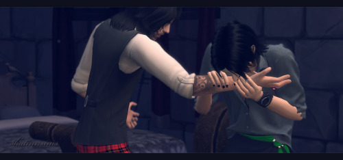 Sims 4 - segment of their life - The bite(his brother been bitten already, now it was Rafael’s