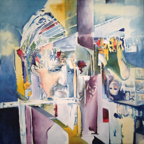 Jon Reischl. Alifeareatsthesoul1974. Oil on canvas. 40in x 40in.http://jreischl.tumblr.com/