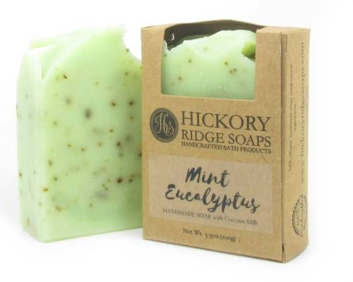 Eucalyptus Mint Coconut Milk Soap // HickoryRidgeSoaps