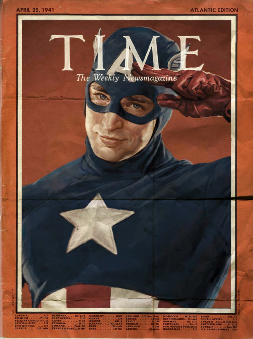 mamalaz:Captain America - Time Magazine manip