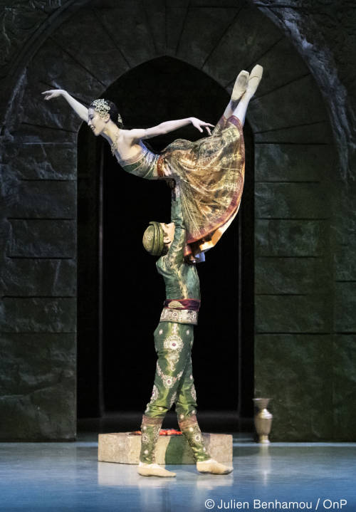 Sae Eun Park and Paul Marque in Nureyev’s production of La Bayadèreph. Julien Benhamou