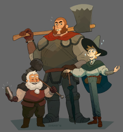 stevensugar:  Magnus, Taako, and Merle I