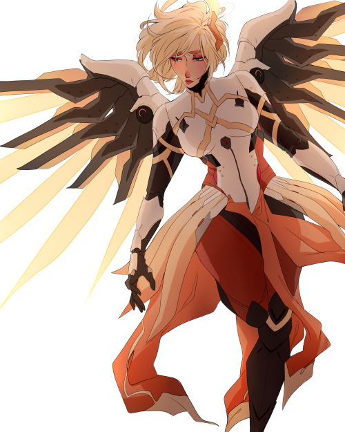 picture Overwatch 2 Mercy Fanart mercy s new haircut for the overwatch 2