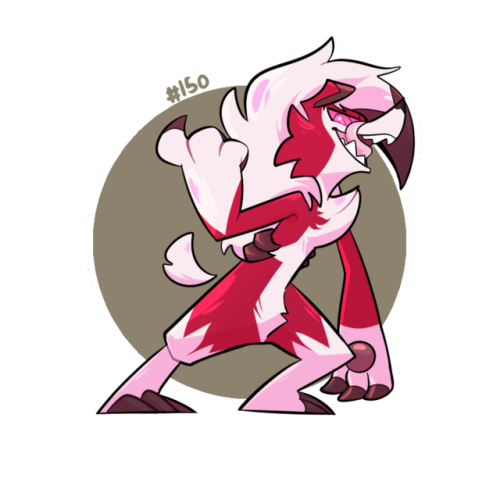 mametyramon: day 150: midnight lycanroc