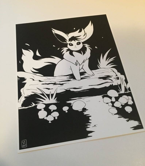 retrogamingblog2:  Eeveelution Drawings made by Stillustrated