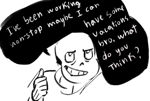 no context in time comic from i idea that i have about papyrus having a hard time to adapting in the