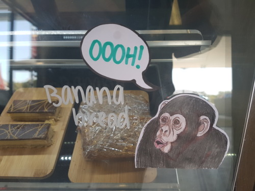 askcaffeinehazard:When the cake fridge at work is boring and your coworkers know you do art… x3! Cute!