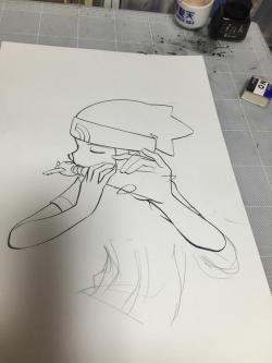 pokedexholders:  Ruby's Sketch on  Yamamoto Satoshi's twitter  