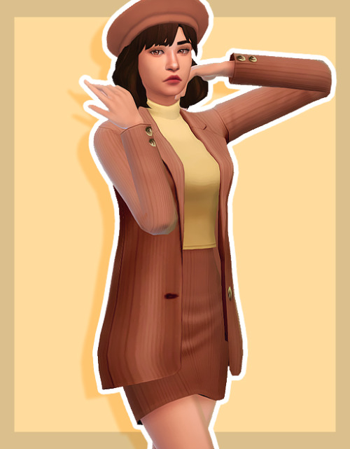 SIM FOR DOWNLOAD NO.4: Azuel SteinCC LIST:|Skin|Contacts|NoseMask|Eyelashes|Eyebrows|Hair|Beret|Outf