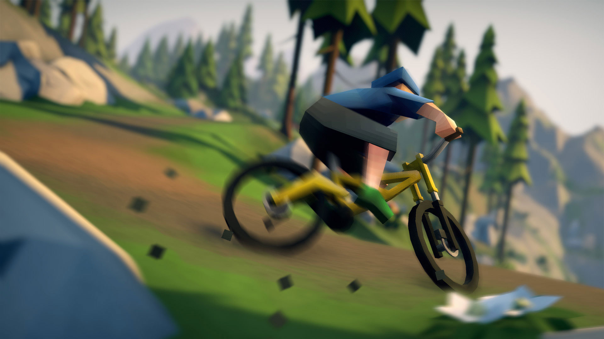 Lonely Mountains: Downhill, Thunderful, Megagon Industries, 60s inspired, Daily Rides, Season 13: Flower Power, Bike Racing, NoobFeed