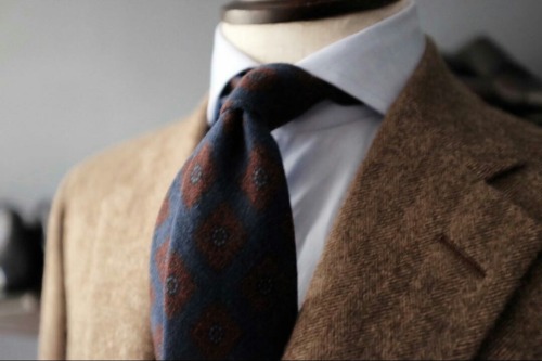 2 W Bill Pure Cashmere Jackets matching with Viola Milano Wool Ties Viola Milano ties and accessorie