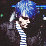 ballato:Blue haired Gerard, requested by frnkieromustdie.