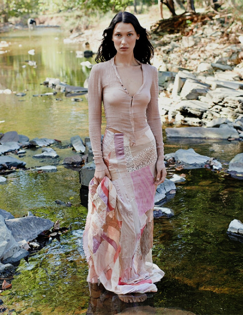 Bella Hadid photographed by Ethan James Green for Vogue US April 2022.